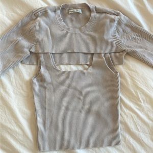 Abercrombie & Fitch | Shrug and Tank Set, M